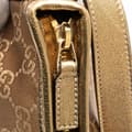 Miniatyrbild 7 av 8: Pre-owned Gucci GG Satin Abbey D Ring Crossbody Brown