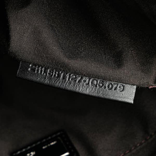 Pre-owned Fendi Zucchino Canvas Crossbody Black