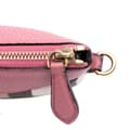 Miniatyrbild 7 av 10: Pre-owned Burberry House Check Canvas Derby Peyton Crossbody Brown