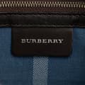 Miniatyrbild 5 av 10: Pre-owned Burberry Leather Trimmed Raffia Crossbody Brown