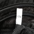 Miniatyrbild 6 av 10: Pre-owned Prada Tessuto Zip Top Crossbody Black