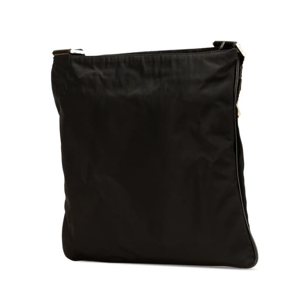 Pre-owned Prada Tessuto Zip Top Crossbody Black