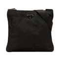 Miniatyrbild 1 av 10: Pre-owned Prada Tessuto Zip Top Crossbody Black