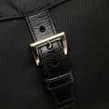 Miniatyrbild 8 av 10: Pre-owned Prada Tessuto Buckle Messenger Bag Black