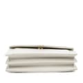 Miniatyrbild 3 av 10: Pre-owned Saint Laurent Mini Quilted Lambskin Monogram Gaby Crossbody White