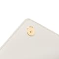 Miniatyrbild 8 av 10: Pre-owned Saint Laurent Mini Quilted Lambskin Monogram Gaby Crossbody White