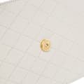 Miniatyrbild 9 av 10: Pre-owned Saint Laurent Mini Quilted Lambskin Monogram Gaby Crossbody White