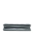 Miniatyrbild 3 av 10: Pre-owned Dior Silk Cannage Lady Dior Wallet On Chain Blue