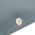 Miniatyrbild 9 av 10: Pre-owned Dior Silk Cannage Lady Dior Wallet On Chain Blue