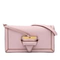 Miniatyrbild 1 av 10: Pre-owned LOEWE Mini Grained Calfskin Barcelona Crossbody Pink