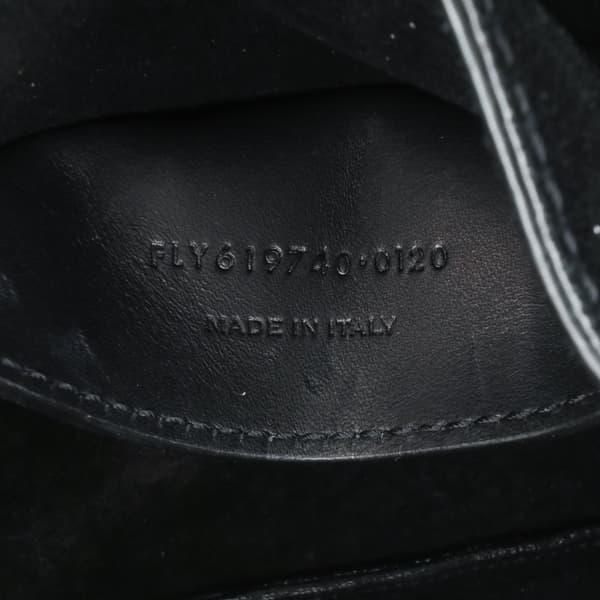 Pre-owned Saint Laurent Small Leather Monogram Kaia Crossbody Black