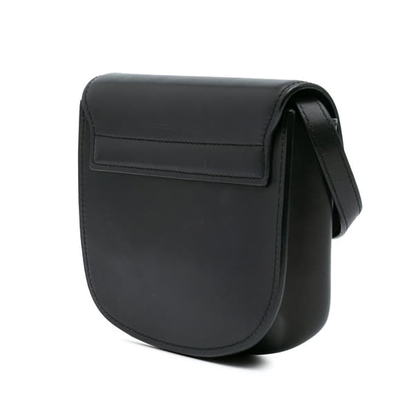 Pre-owned Saint Laurent Small Leather Monogram Kaia Crossbody Black