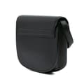 Miniatyrbild 2 av 10: Pre-owned Saint Laurent Small Leather Monogram Kaia Crossbody Black