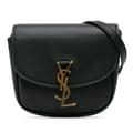 Miniatyrbild 1 av 10: Pre-owned Saint Laurent Small Leather Monogram Kaia Crossbody Black