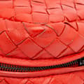 Pikkukuva 10 / 10: Pre-owned Bottega Veneta Intrecciato Chain Flap Crossbody Red