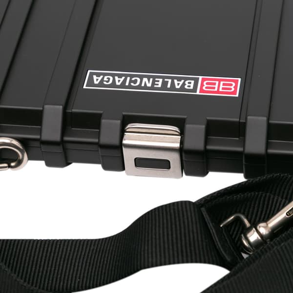Pre-owned Balenciaga PVC Tool Box Crossbody Black
