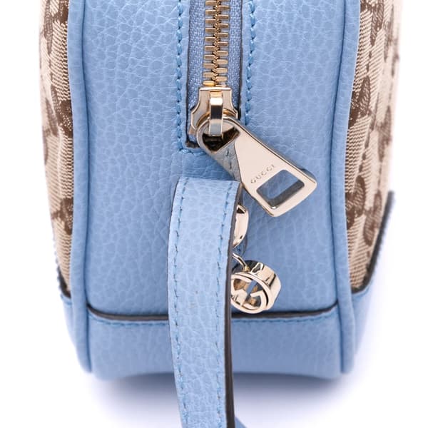 Pre-owned Gucci GG Canvas Bree Crossbody Brown