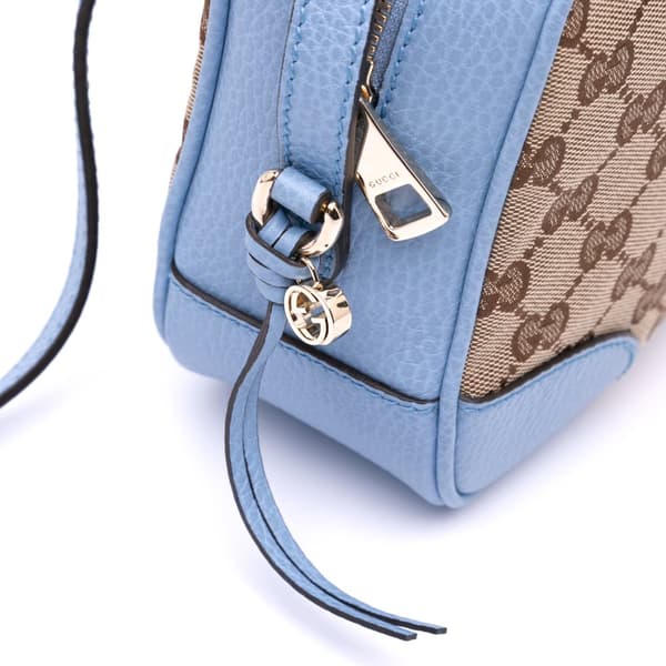 Pre-owned Gucci GG Canvas Bree Crossbody Brown