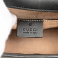 Miniatyrbilde 5 av 10: Pre-owned Gucci Mini Sylvie Leather Chain Crossbody Bag Black
