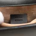 Miniatyrbilde 6 av 10: Pre-owned Gucci Mini Sylvie Leather Chain Crossbody Bag Black