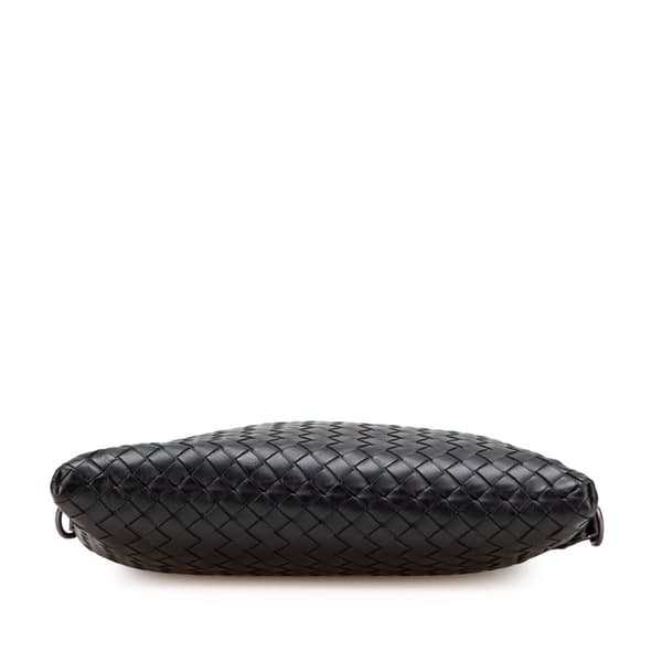 Pre-owned Bottega Veneta Nappa Intrecciato VN Crossbody Black