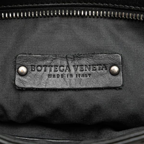 Pre-owned Bottega Veneta Nappa Intrecciato VN Crossbody Black