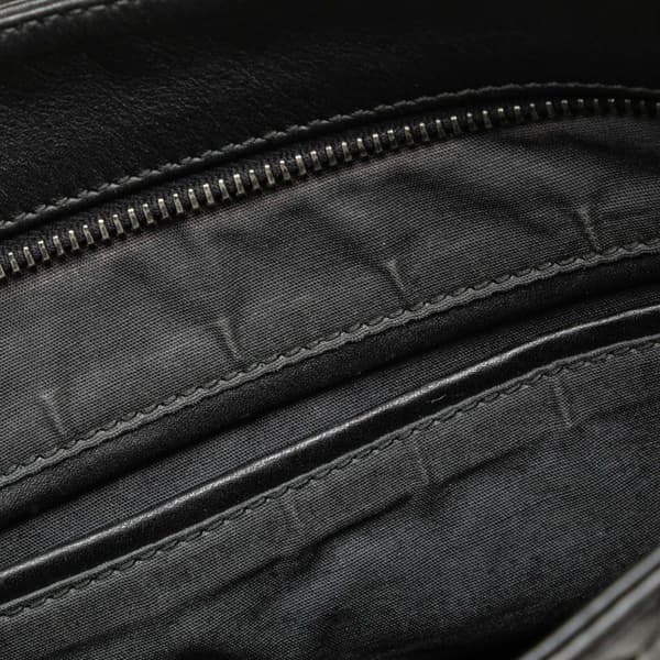 Pre-owned Bottega Veneta Nappa Intrecciato VN Crossbody Black