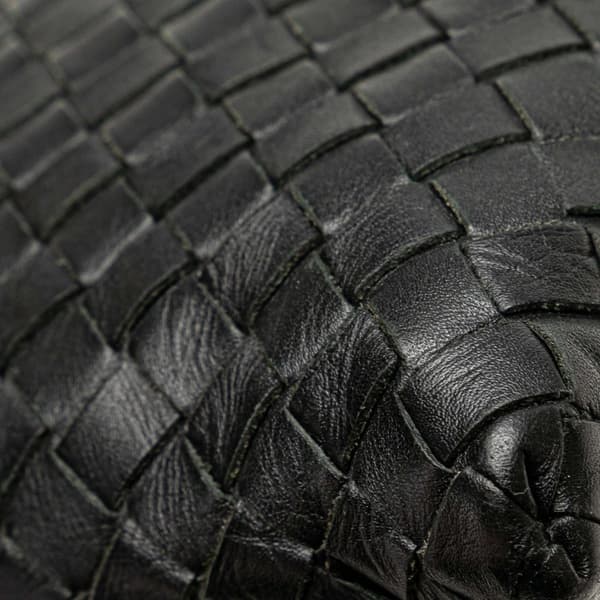 Pre-owned Bottega Veneta Nappa Intrecciato VN Crossbody Black