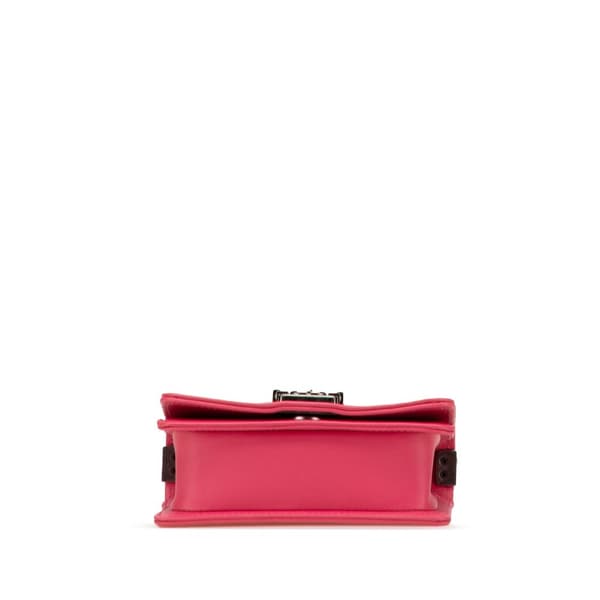 Pre-owned Chanel Limited Edition Success Story Quilted Lambskin Trunk Set of 4 Mini Bags Red