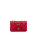 Miniatyrbild 2 av 10: Pre-owned Chanel Limited Edition Success Story Quilted Lambskin Trunk Set of 4 Mini Bags Red