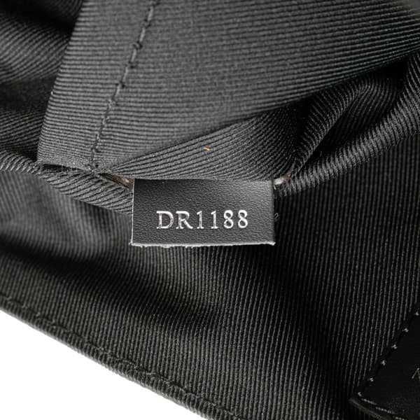 Pre-owned Louis Vuitton Damier Graphite District PM Black