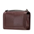 Pikkukuva 2 / 10: Pre-owned Chanel Medium Chevron Calfskin Boy Flap Red