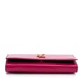 Miniatyrbild 3 av 10: Pre-owned Saint Laurent Patent Monogram Kate Wallet on Chain Pink