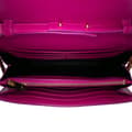 Miniatyrbild 4 av 10: Pre-owned Saint Laurent Patent Monogram Kate Wallet on Chain Pink