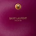 Miniatyrbild 6 av 10: Pre-owned Saint Laurent Patent Monogram Kate Wallet on Chain Pink