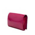 Miniatyrbild 2 av 10: Pre-owned Saint Laurent Patent Monogram Kate Wallet on Chain Pink