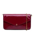 Miniatyrbilde 1 av 10: Pre-owned Louis Vuitton Monogram Vernis Pochette Felicie Pink