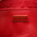 Miniatyrbillede 6 af 10: Pre-owned Prada Saffiano Double Zip Crossbody Red