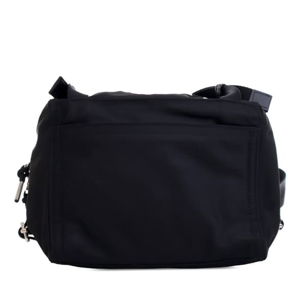 Pre-owned Givenchy Small Nylon Pandora Crossbody Black