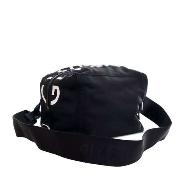 Pre-owned Givenchy Small Nylon Pandora Crossbody Black