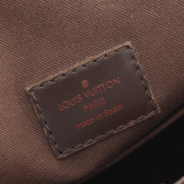 Pre-owned Louis Vuitton Damier Ebene Brooklyn PM Brown