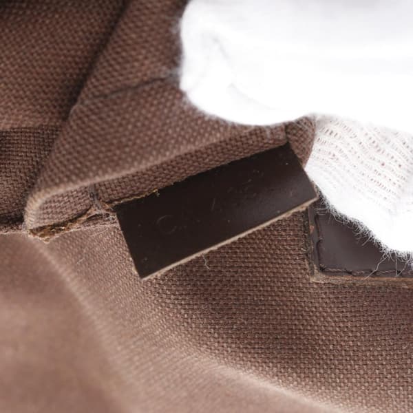 Pre-owned Louis Vuitton Damier Ebene Brooklyn PM Brown