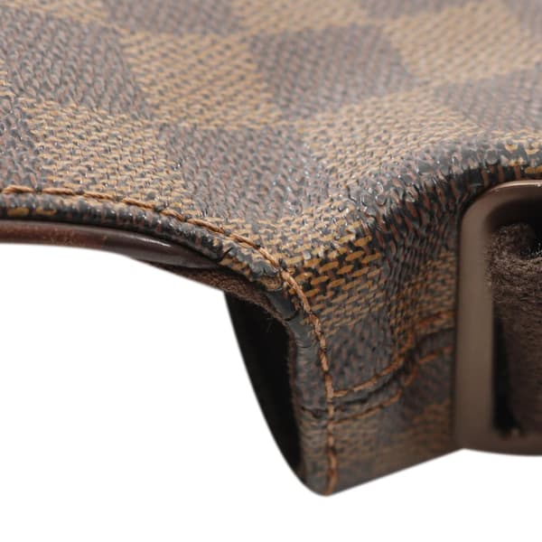 Pre-owned Louis Vuitton Damier Ebene Brooklyn PM Brown