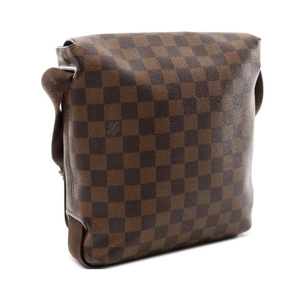 Pre-owned Louis Vuitton Damier Ebene Brooklyn PM Brown