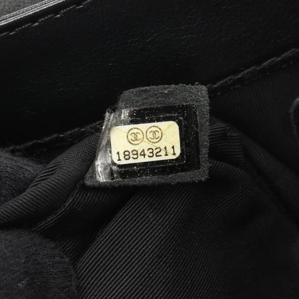 Pre-owned Chanel Medium Calfskin Enchained Boy Flap Black