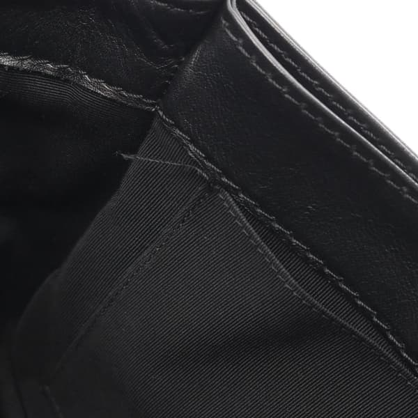 Pre-owned Chanel Medium Calfskin Enchained Boy Flap Black