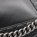 Miniatyrbilde 8 av 10: Pre-owned Chanel Medium Calfskin Enchained Boy Flap Black