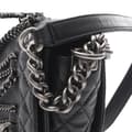 Miniatyrbilde 9 av 10: Pre-owned Chanel Medium Calfskin Enchained Boy Flap Black