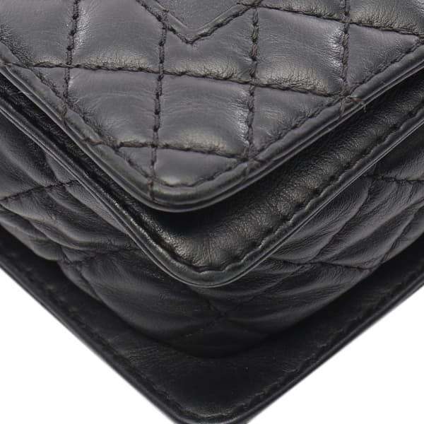 Pre-owned Chanel Medium Calfskin Enchained Boy Flap Black