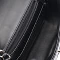 Miniatyrbild 3 av 7: Pre-owned Chanel Mini Square Classic Chevron Patent Single Flap Black